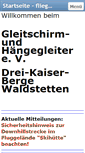 Mobile Screenshot of flieger-waldstetten.de
